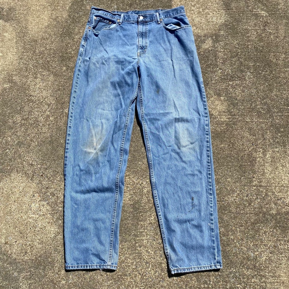 Levi's 560 Comfort Fit Jeans Men 38x30 Distressed Grunge Relaxed Tapered 90s